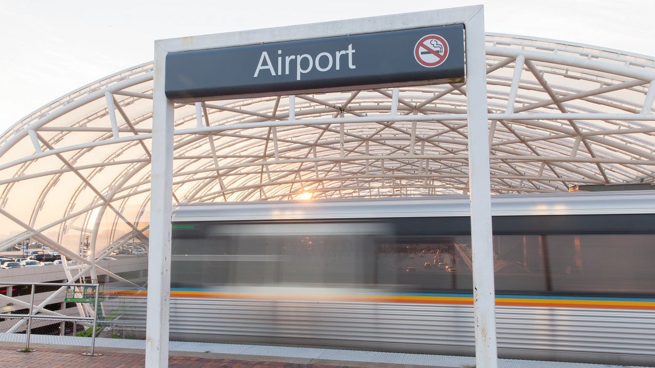 MARTA Airport rail station.