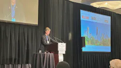 Gordon Bachinsky, Wheel-Rail Seminars founder, speaks during WRI2024 Rail Transit Seminar on May 21 in Rosemont, Ill. Gordon Bachinsky, Wheel-Rail Seminars founder, speaks during WRI2024 Rail Transit Seminar on May 21 in Rosemont, Ill.