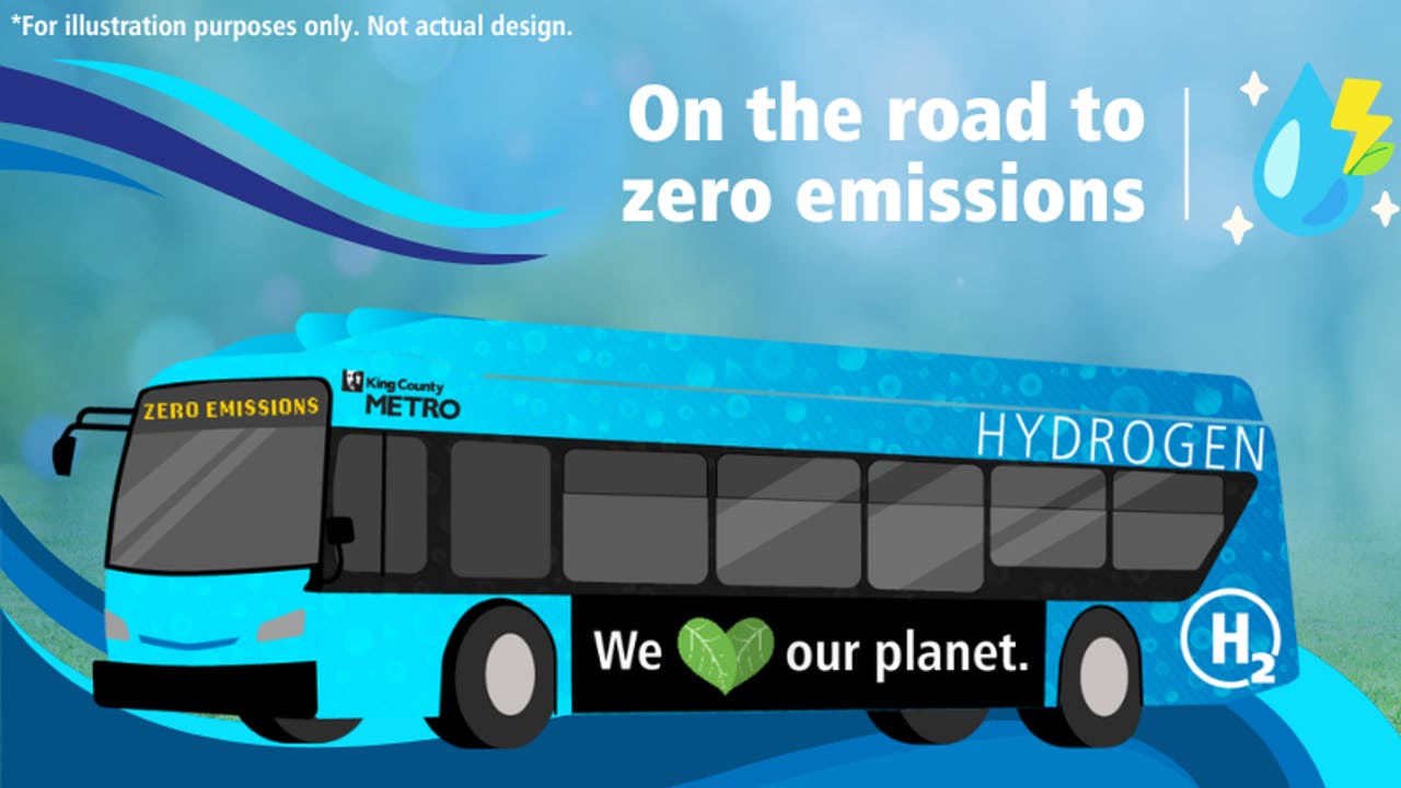 King County Metro Transit will explore adding up to four hydrogen fuel cell buses as early as 2026 as part of a pilot project.