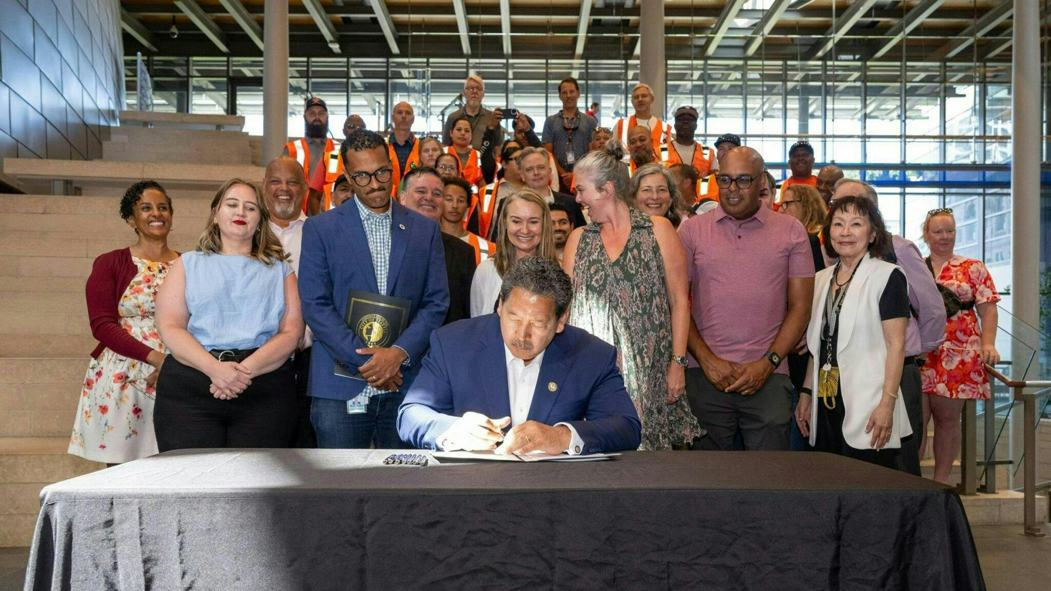 Seattle, Wash., Mayor Bruce Harrell signed into law legislation that will place the transportation levy on Seattle voters&rsquo; ballots in November 2024.