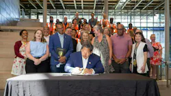Seattle, Wash., Mayor Bruce Harrell signed into law legislation that will place the transportation levy on Seattle voters’ ballots in November 2024. Seattle, Wash., Mayor Bruce Harrell signed into law legislation that will place the transportation levy on Seattle voters’ ballots in November 2024.