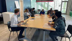 SFMTA staff working with community partners during one of it quarterly committee meetings to gage the transit needs of the community. SFMTA staff working with community partners during one of it quarterly committee meetings to gage the transit needs of the community.