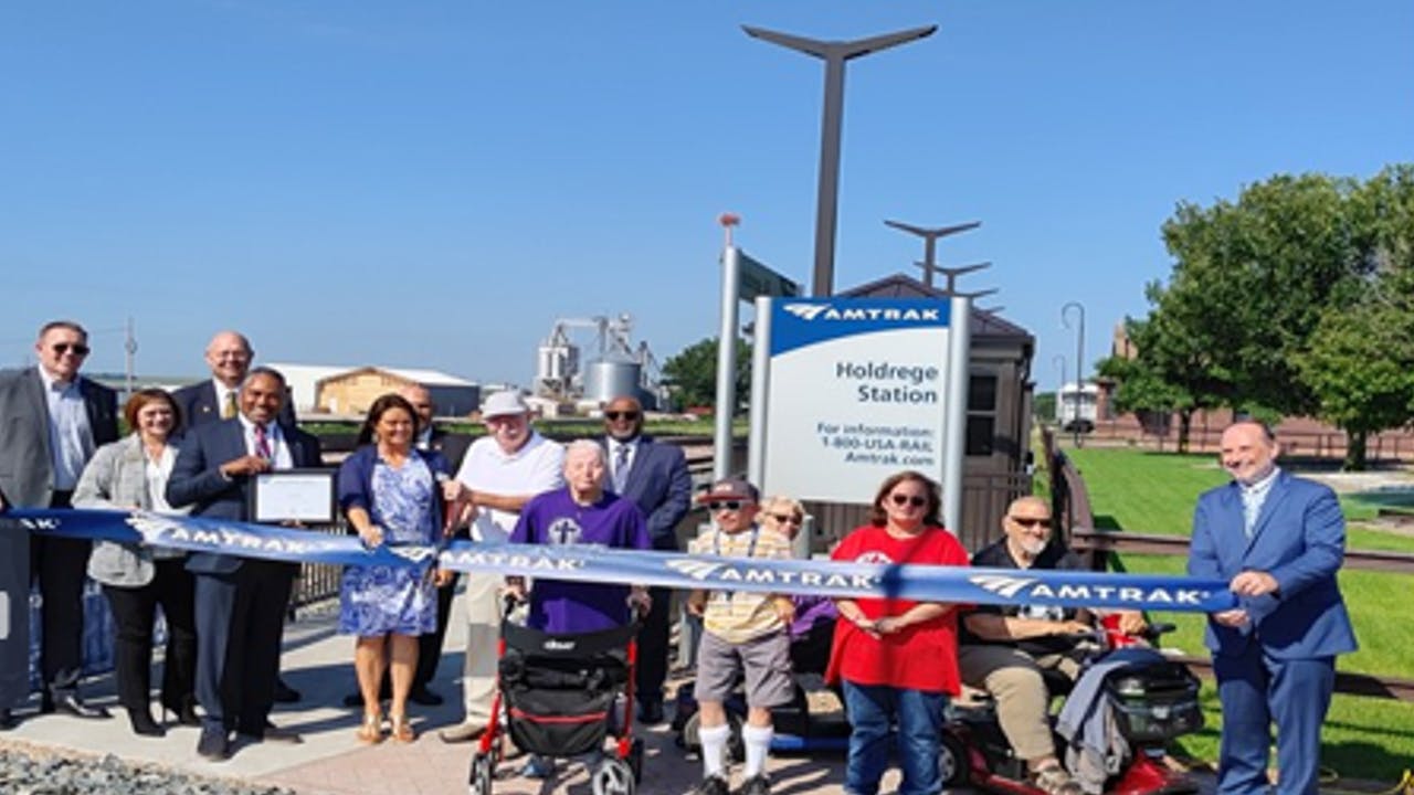 Amtrak has renovated two stations in Nebraska..