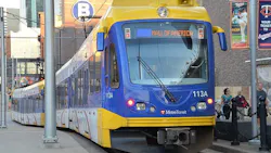 Metro Transit Blue Line train. Metro Transit Blue Line train.