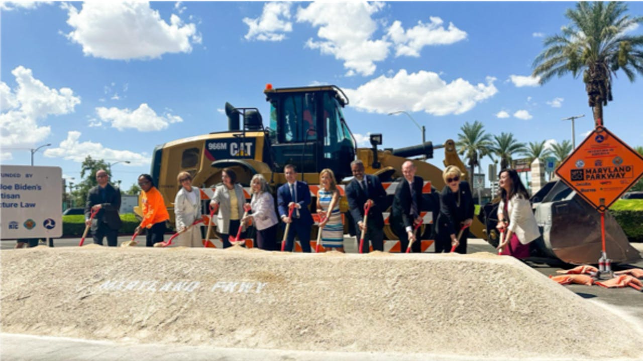 RTC of Southern Nevada breaks ground on Maryland Parkway BRT project.