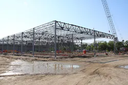 The bus storage and coach services building will serve as bus storage for daily cleaning and fueling. The bus storage and coach services building will serve as bus storage for daily cleaning and fueling.