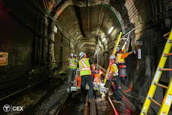 Crews maximized this Red Line service suspension by performing additional work within the tunnel areas. Crews maximized this Red Line service suspension by performing additional work within the tunnel areas.