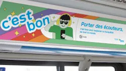 STM campaigns for good rider habits. STM campaigns for good rider habits.