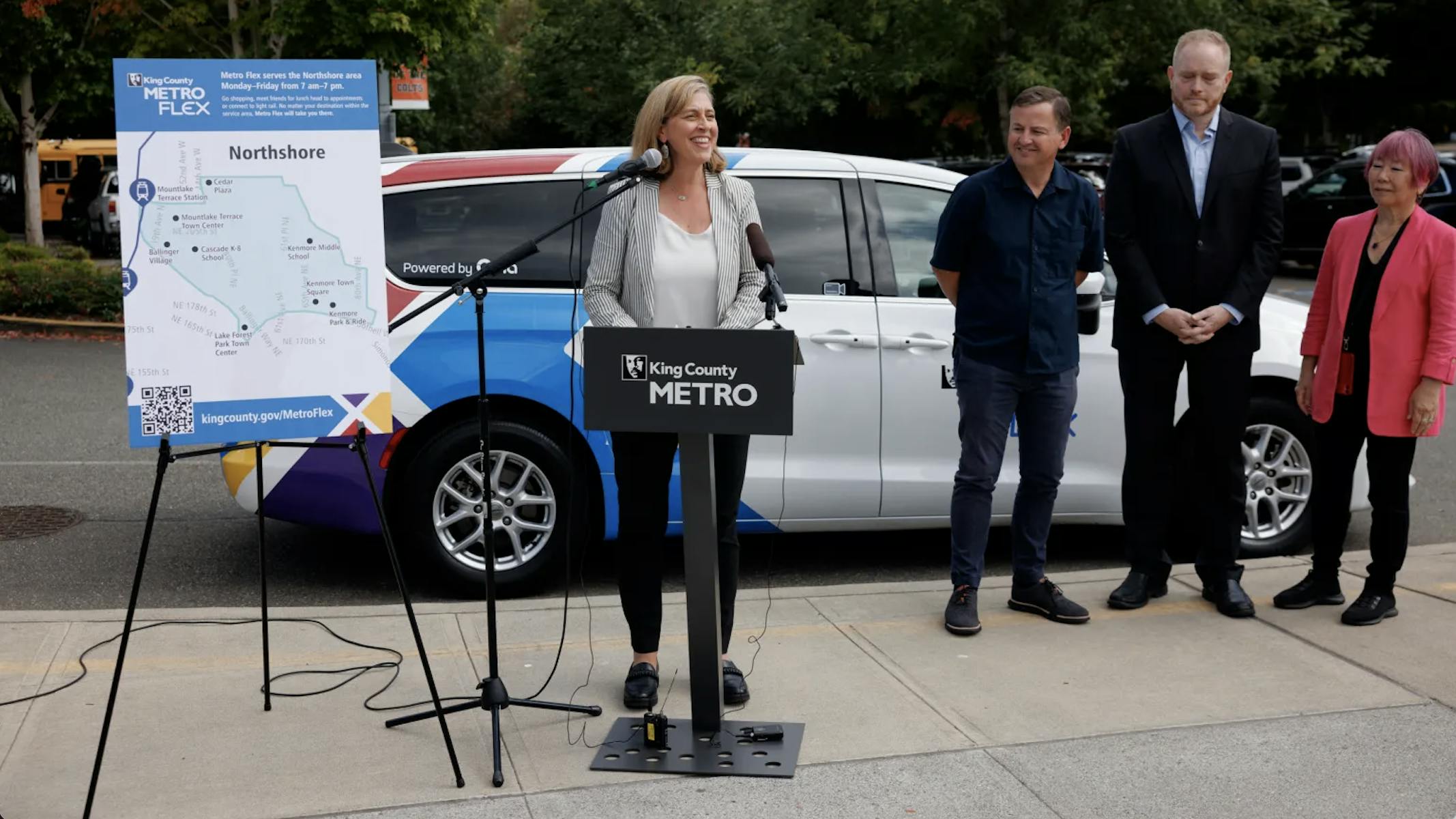 Metro Flex also opens the door to easier travel between neighborhoods and the new Mountlake Terrace Link light rail station.