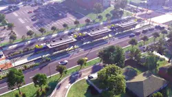 Minnesota cities of Minneapolis, Robbinsdale, Crystal and Hennepin County voted to approve preliminary design plans for the Blue Line Extension.. Minnesota cities of Minneapolis, Robbinsdale, Crystal and Hennepin County voted to approve preliminary design plans for the Blue Line Extension..