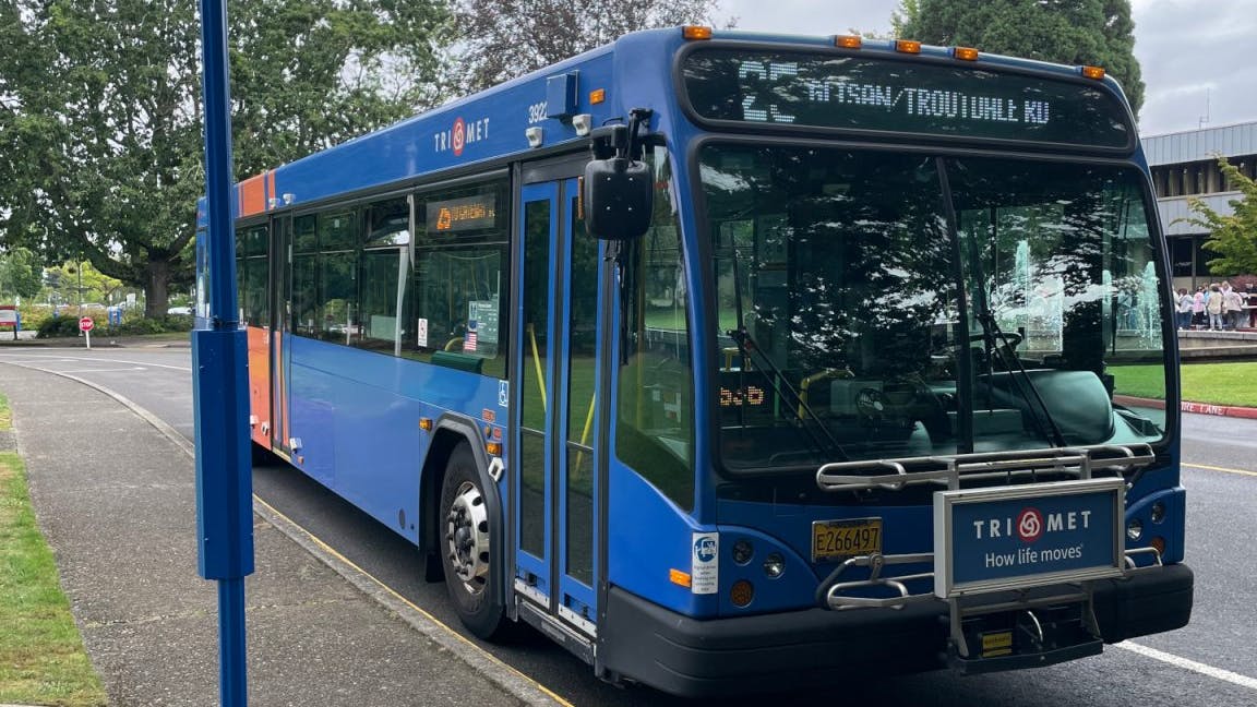 Mt. Hood Community College&rsquo;s new campus brand-new bus will help to connect students with home, work and other destinations.