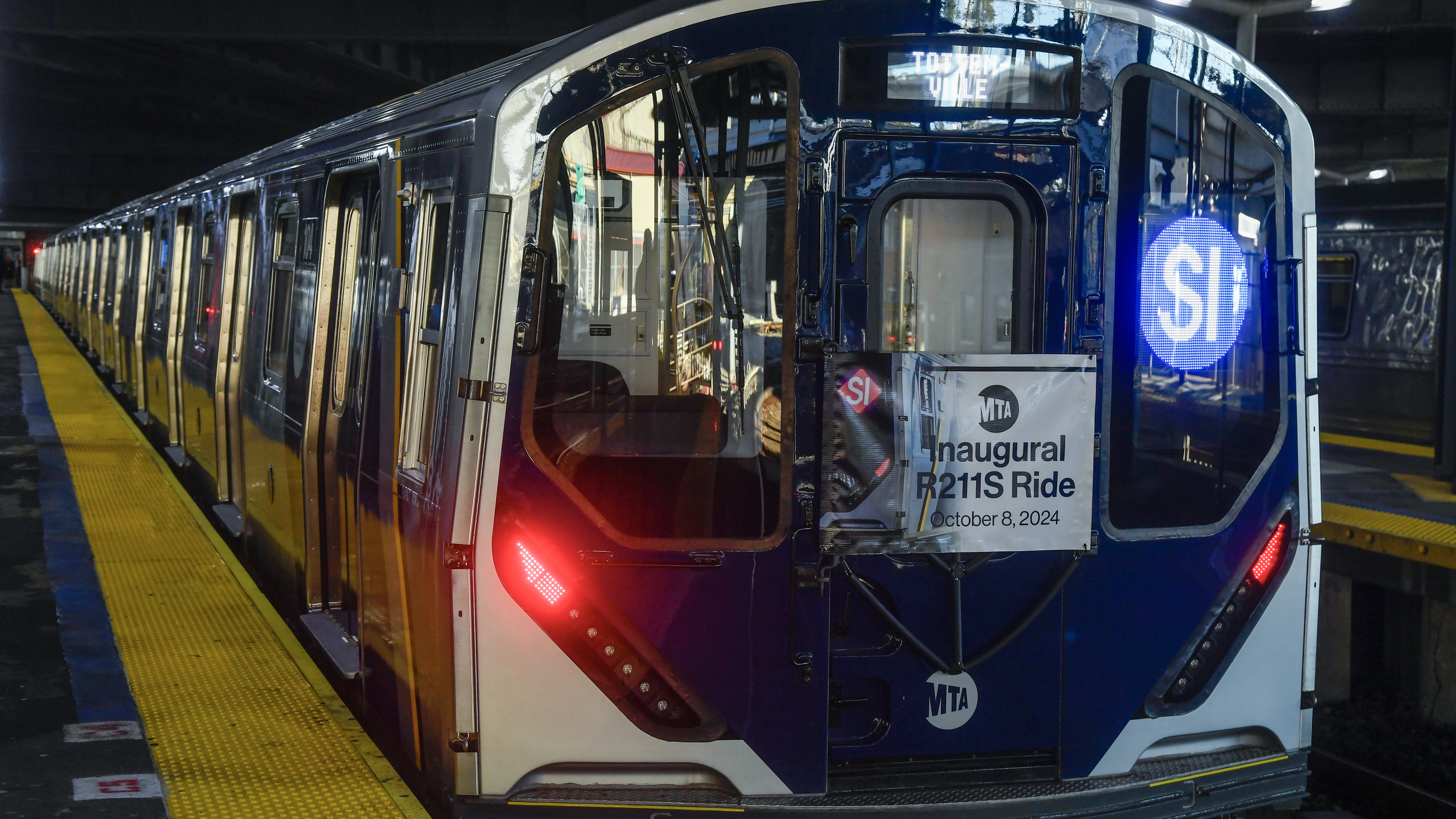 First R211S subway cars are launched into service on Staten Island Railway.