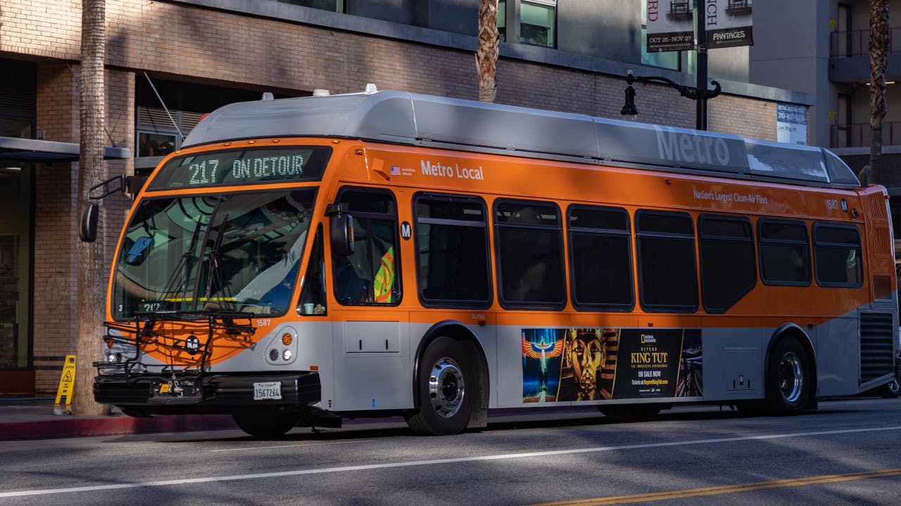 L.A. Metro bus.