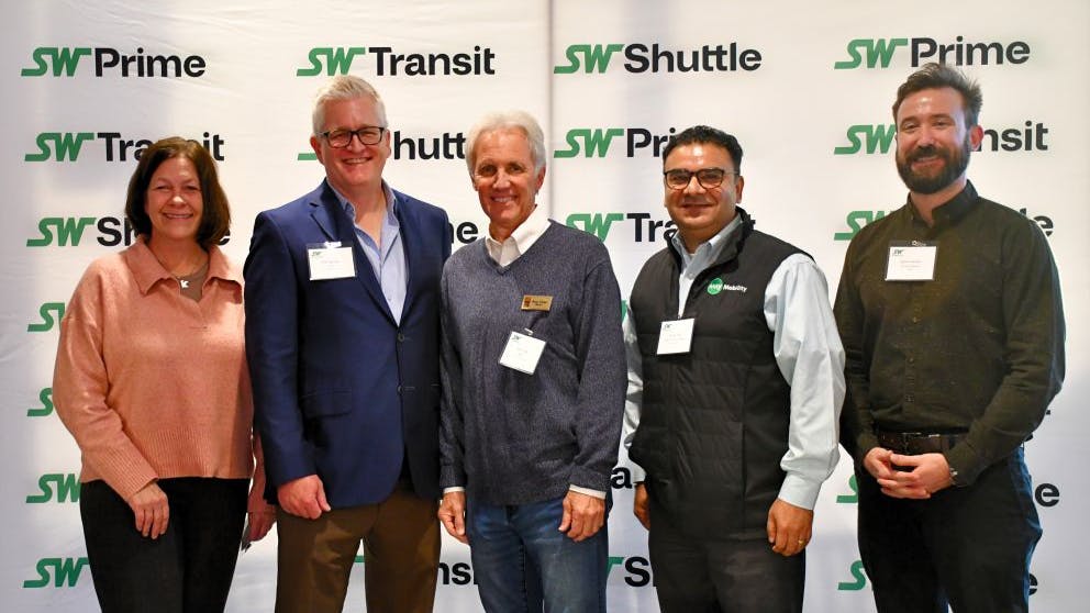 SouthWest Transit hosted an unveiling event for its new autonomous vehicle.