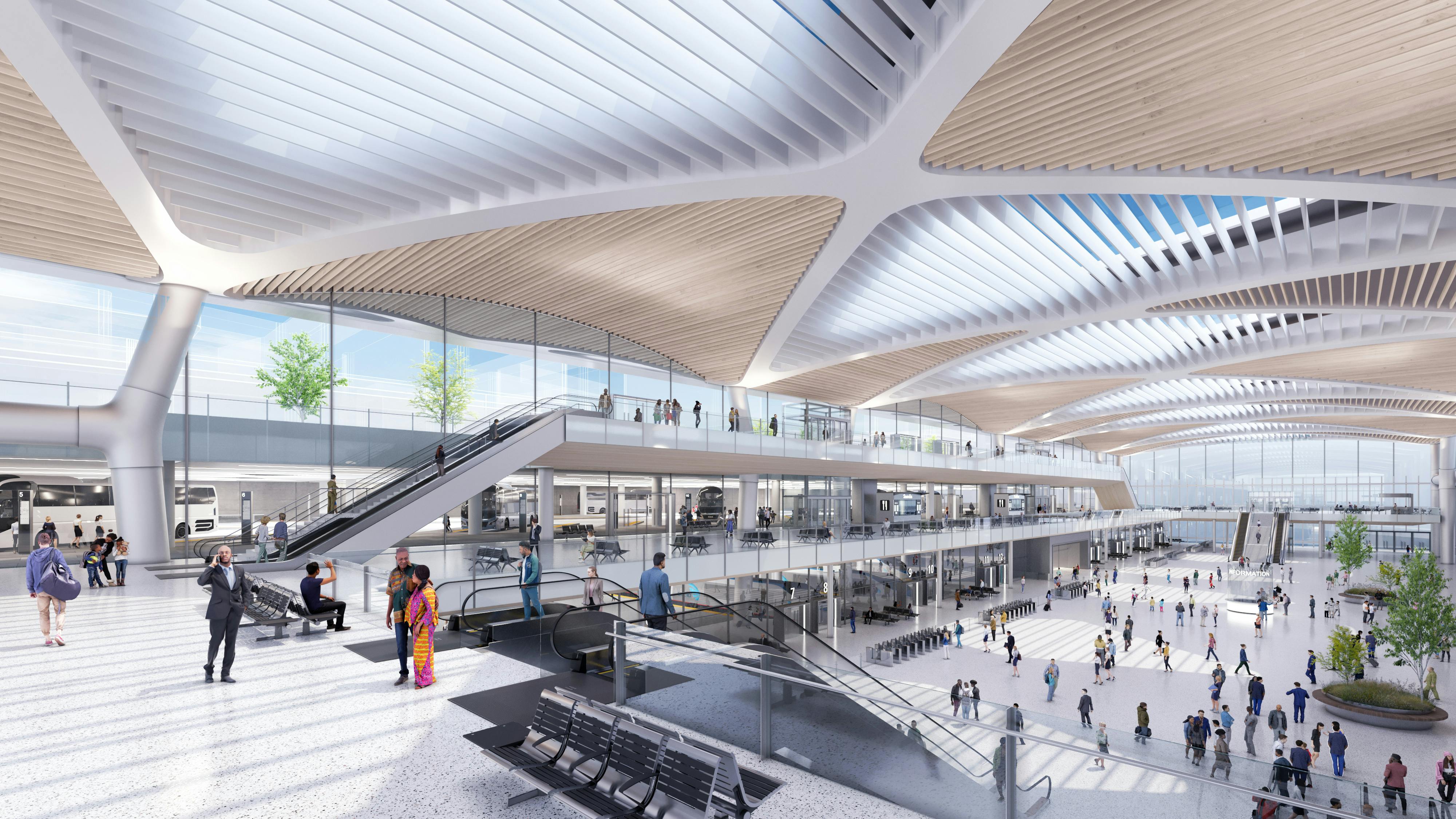 A rendering of Washington Union Station.