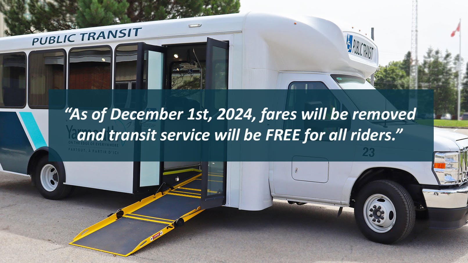 Town of Yarmouth to eliminate fares, add new bus routes starting Dec. 1.