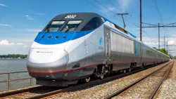 Amtrak Acela train. Amtrak Acela train.