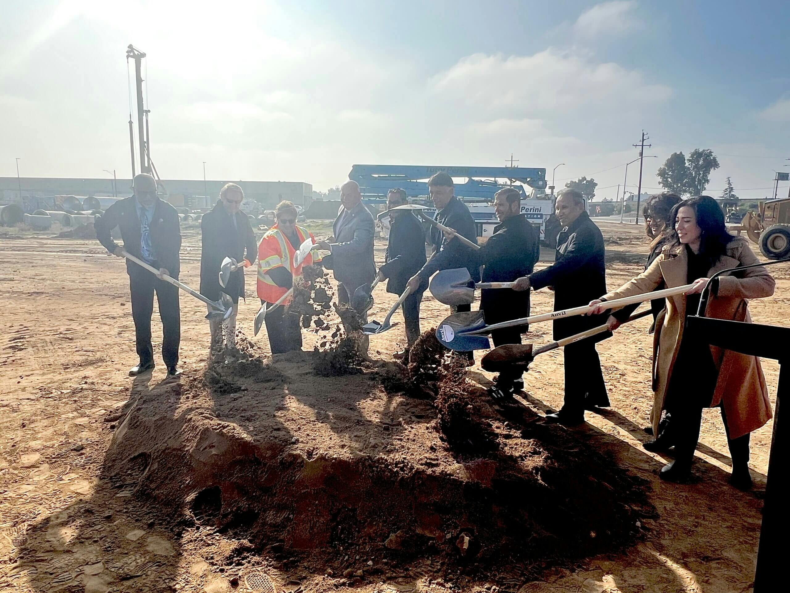 CHSRA breaks ground on McKinley Avenue and Golden State Boulevard Grade Separation project.