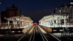 Lighting upgrades performed as part of CTA's Refresh & Renew program; left shows the platform lighting at Belmont Station before upgrades, while the right side has the new lighting installed. Lighting upgrades performed as part of CTA's Refresh & Renew program; left shows the platform lighting at Belmont Station before upgrades, while the right side has the new lighting installed.