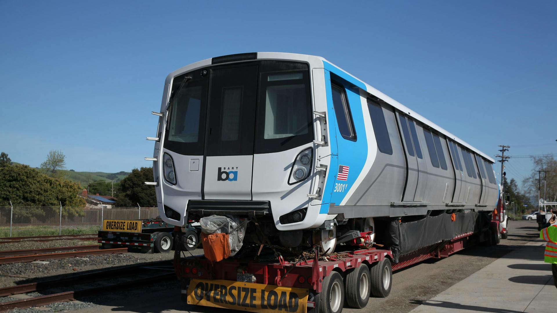 BART Fleet of the Future train.