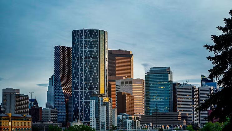 City of Calgary skyline.