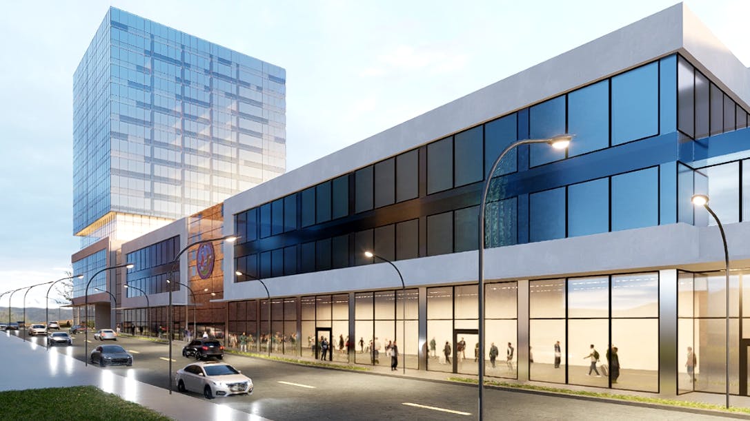 A rendering of Bergen Junction.