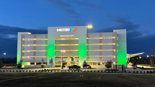 Houston Metro's new Missouri City Park & Ride.