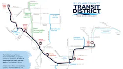 A map of Phase 3 of SCCTD's Fairview Heights – Swansea Trail. A map of Phase 3 of SCCTD's Fairview Heights – Swansea Trail.