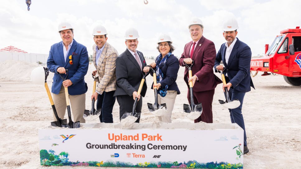 Miami-Dade County celebrated the groundbreaking of its new transit-oriented community at Upland Park.