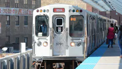CTA train. CTA train.