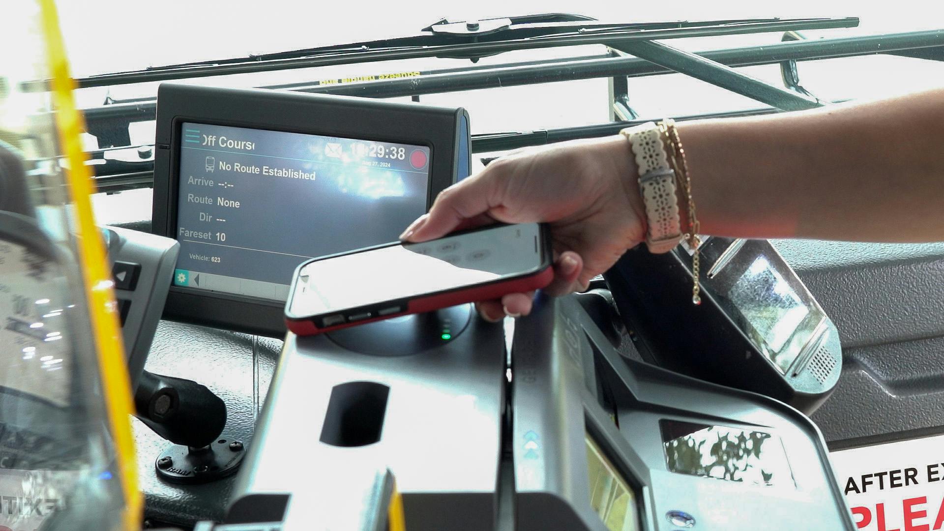 VIA Metropolitan Transit farebox.