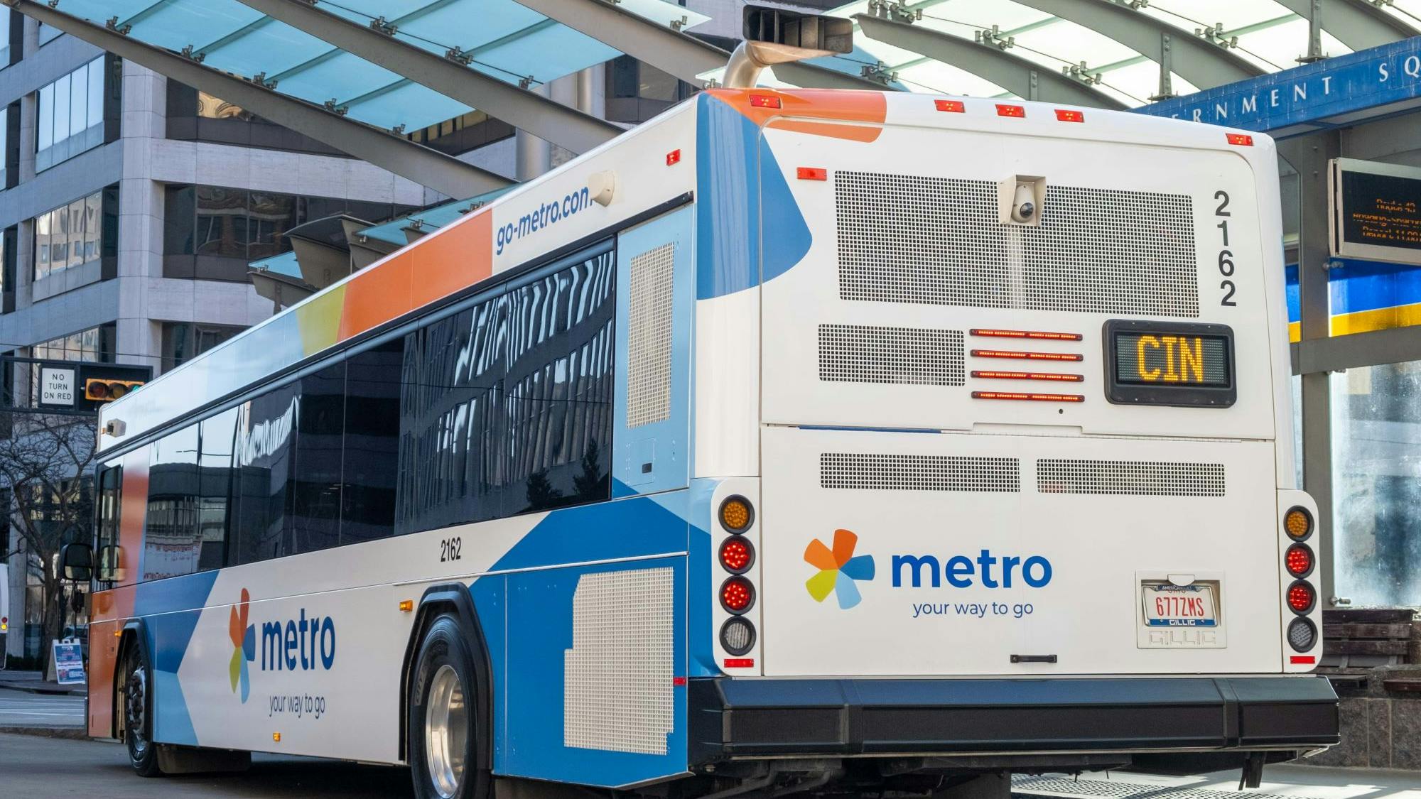 Cincinnati Metro bus.