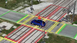Caltrain has begun to install a LiDAR and camera-based AI solution at its Churchill Avenue Crossing Caltrain has begun to install a LiDAR and camera-based AI solution at its Churchill Avenue Crossing