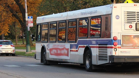 CTA bus.