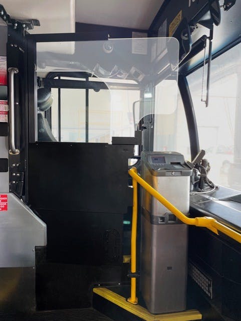 Wabtec&rsquo;s vShield bus operator protection door now features extended glazing options and heavy-duty lower door as critical defensive barriers against physical assaults and unwanted passenger interactions.