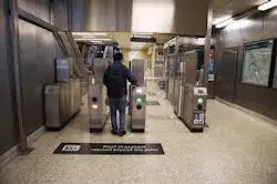 BART next generation fare gate. BART next generation fare gate.