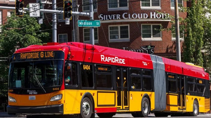 King County Metro RapidRide G Line bus.