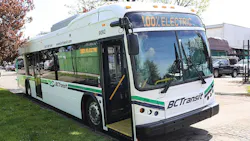 BC Transit bus. BC Transit bus.
