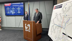 SEPTA Interim General Manager Scott A. Sauer speaking on the agency's proposed FY26 operating and capital budgets on April 10. SEPTA Interim General Manager Scott A. Sauer speaking on the agency's proposed FY26 operating and capital budgets on April 10.