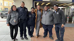 BART police officers. BART police officers.