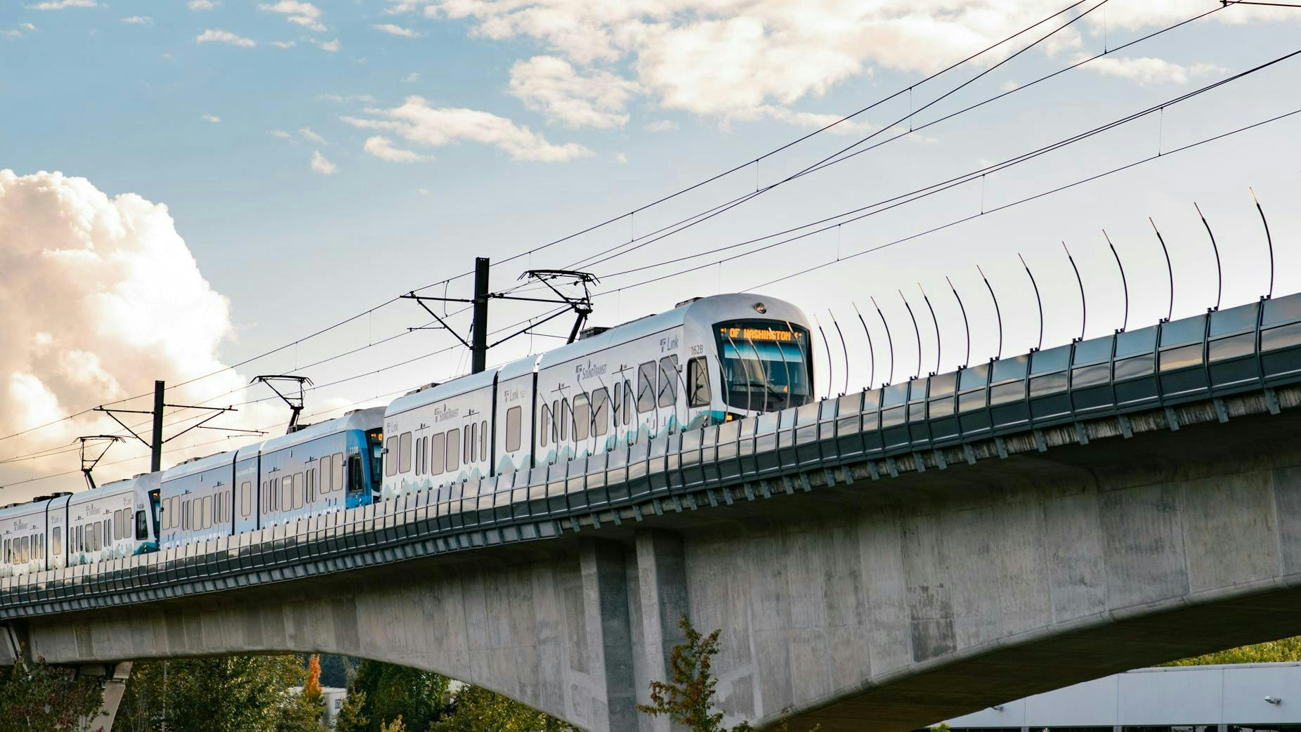 Sound Transit light-rail train.