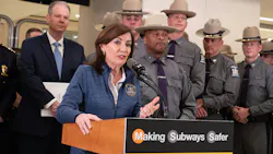 New York Gov. Kathy Hochul unveiled the FY 2026 New York State budget that focuses on continuing to make MTA subways safer for all riders and transit workers. New York Gov. Kathy Hochul unveiled the FY 2026 New York State budget that focuses on continuing to make MTA subways safer for all riders and transit workers.