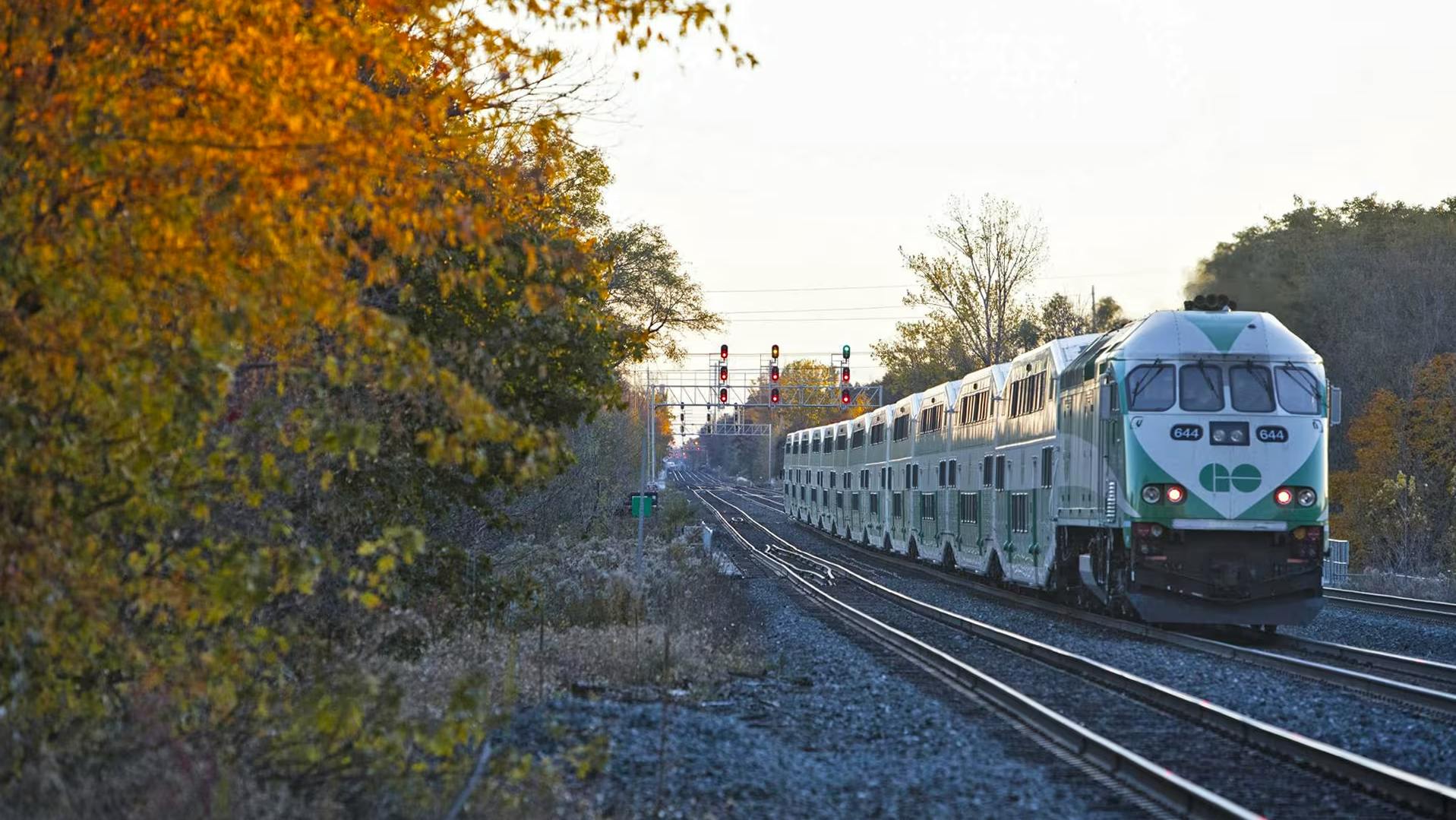 A Metrolinx train.