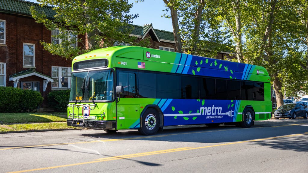 St. Louis Metro battery-electric bus.