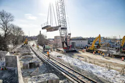 January 2025 stage of work, including building new Hammels Wye viaduct and repairing South Channel Bridge. January 2025 stage of work, including building new Hammels Wye viaduct and repairing South Channel Bridge.