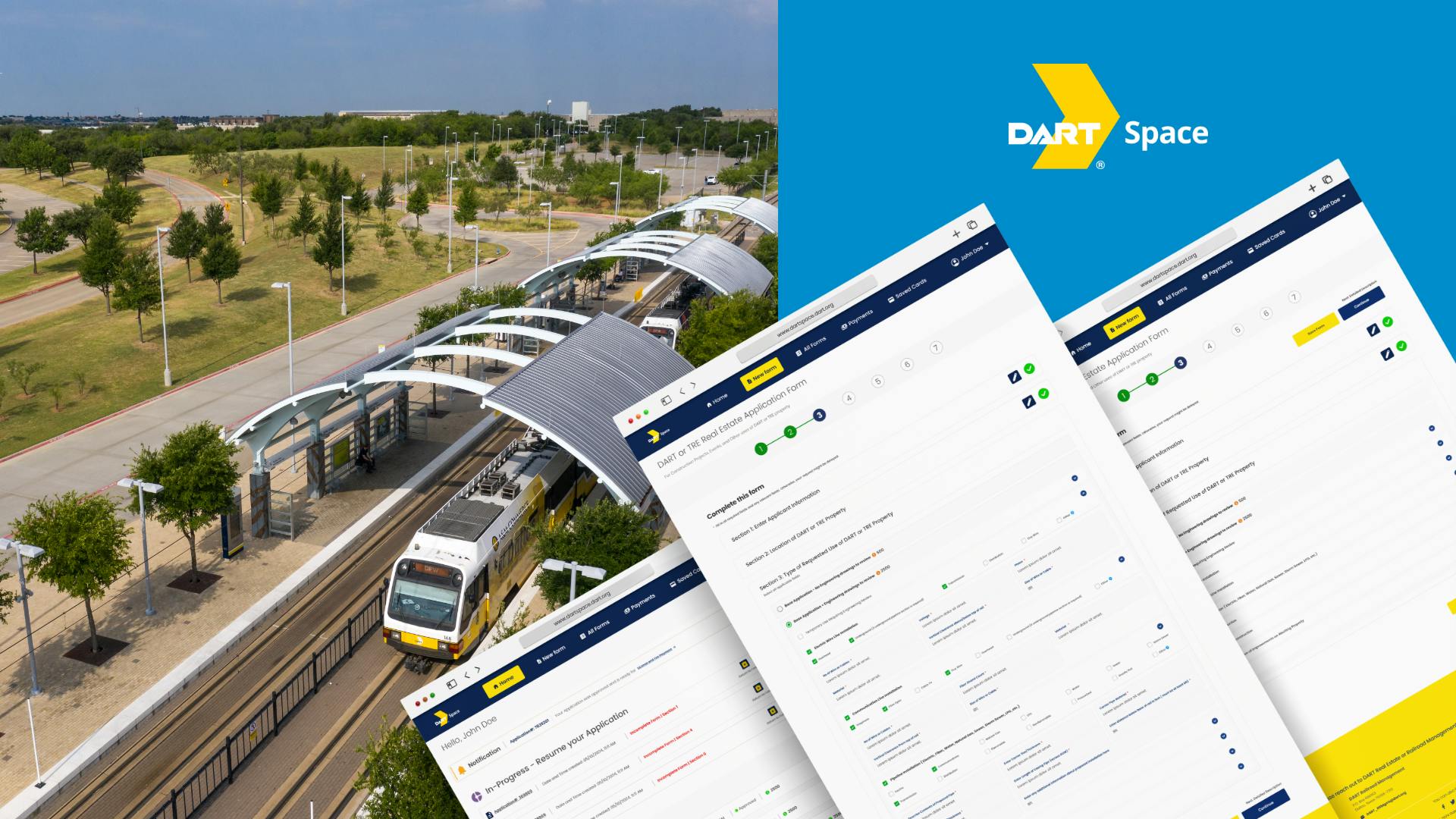 DART has launched DARTSpace, a new digital platform that streamlines third-party property use requests.