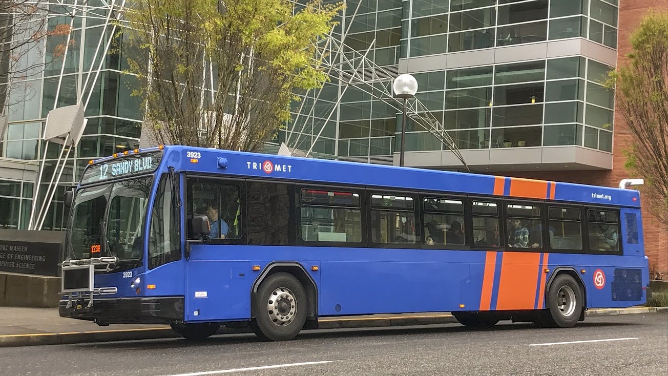 TriMet Line 12 bus.