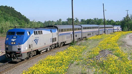 A Heartland Flyer train.