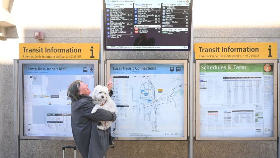 The new maps and signs.