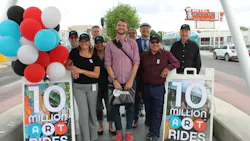 ART has reached 19 million rides. ART has reached 19 million rides.